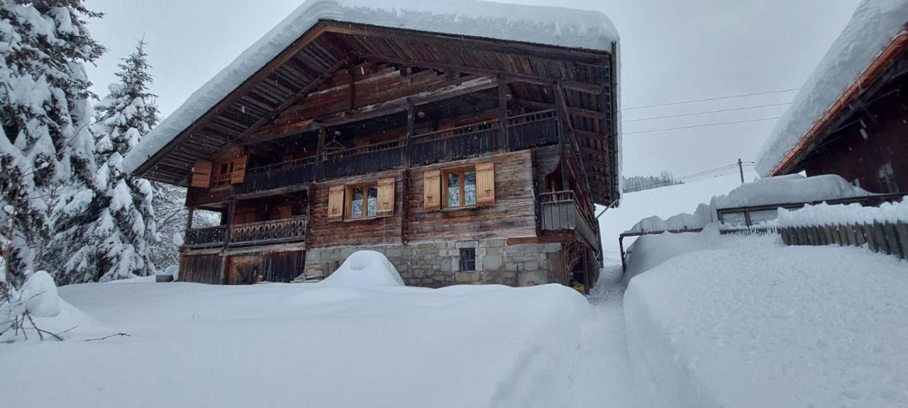 Lachat Appartement En Chalet Typique Le Grand-Bornand Exterior foto